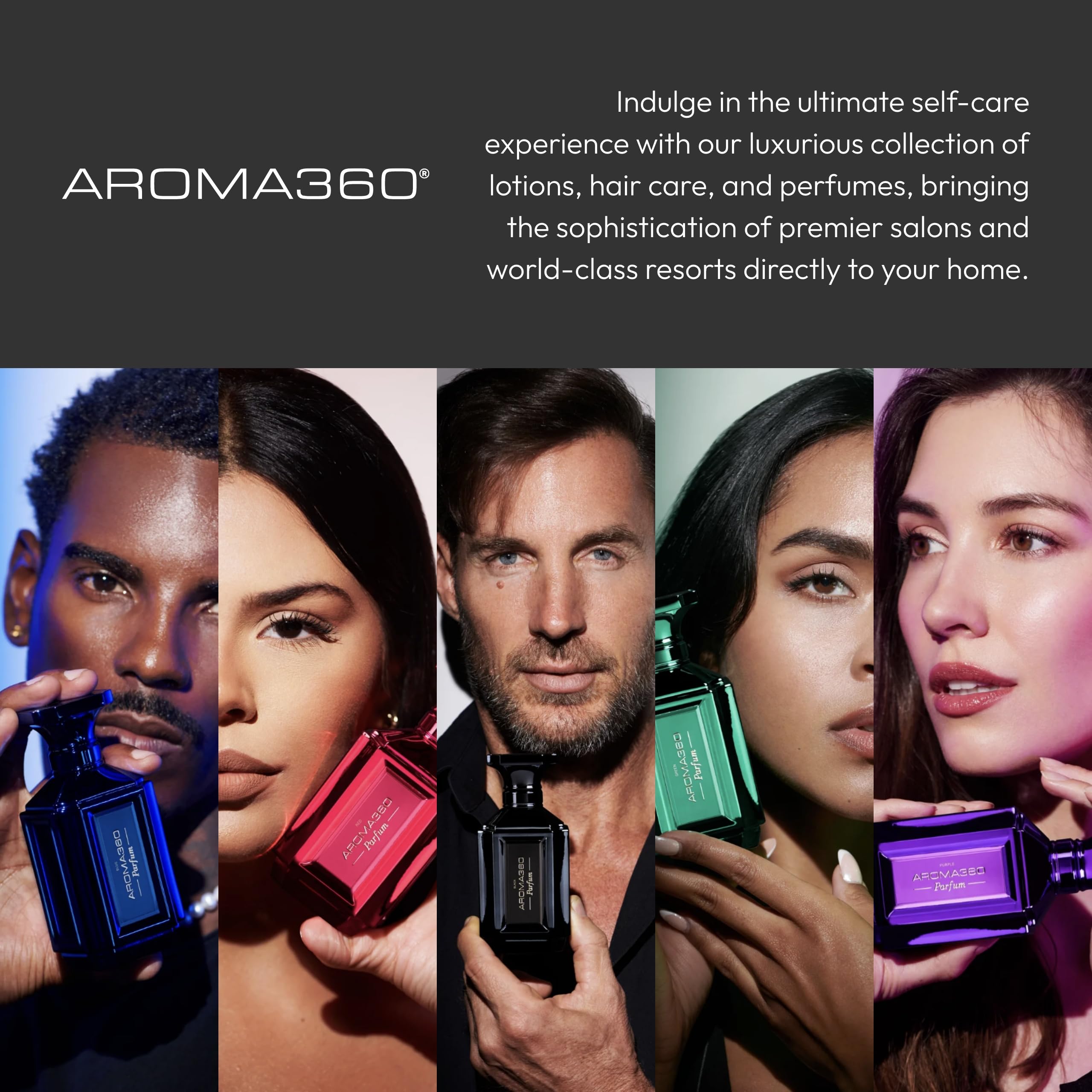 Aroma360 Men's Parfum - Luxurious Fragrance with Sage, Tiare, Saffron & Moss | 50mL