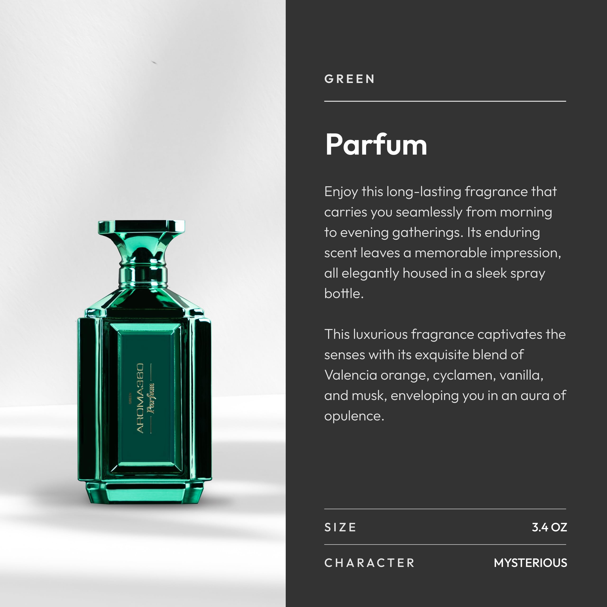 Aroma360 Women's Perfume — Coconut, Bergamot & Valencia Orange, 200mL