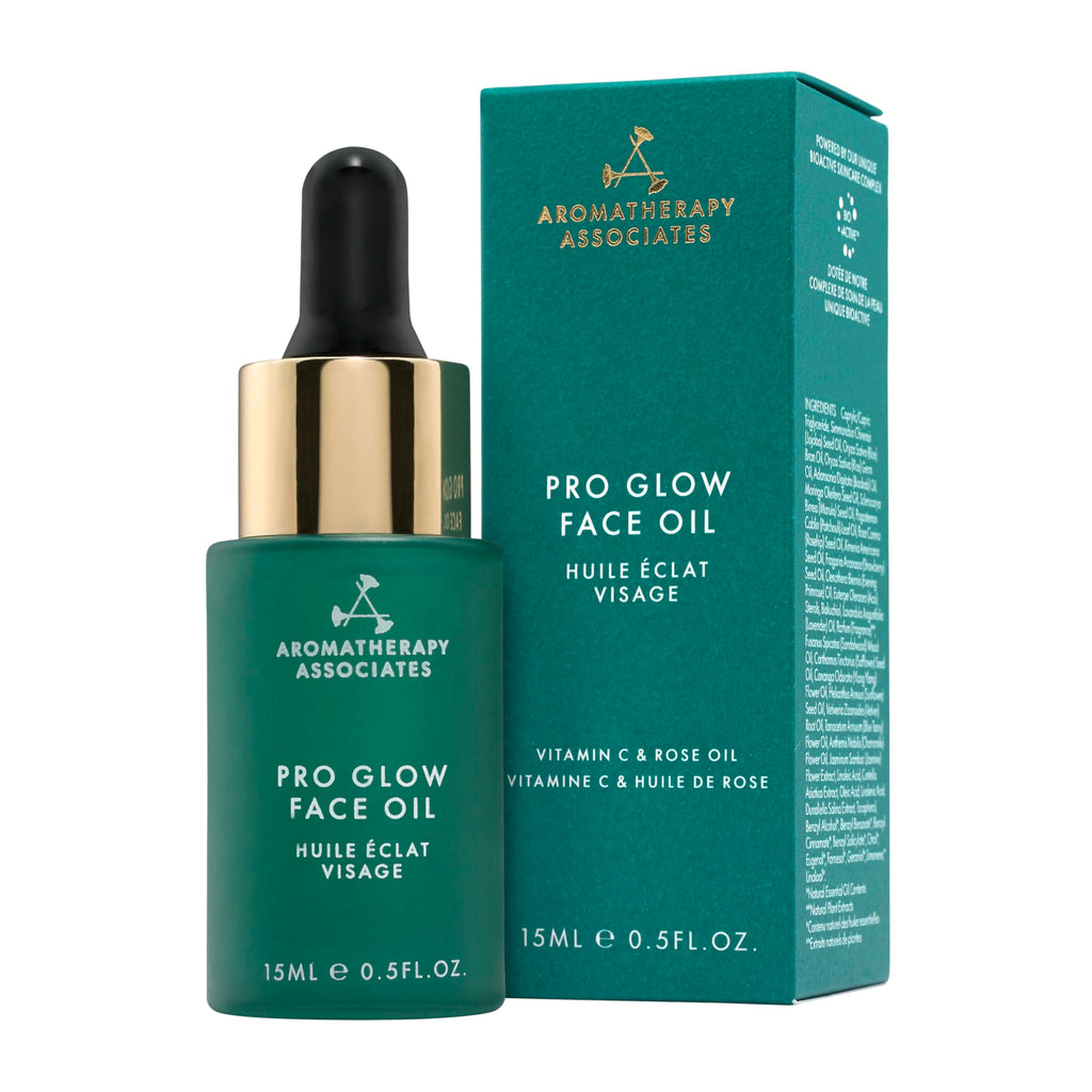 Aromatherapy Associates Pro Glow Face Oil – Rose, Geranium & Frankincense, Hydrating Radiance