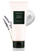 AROMATICA Replenishing Leave-in Conditioner – Lavender & Patchouli | Silicone-Free, Heat Protectant for Damaged Curly Hair (5.0 fl oz)