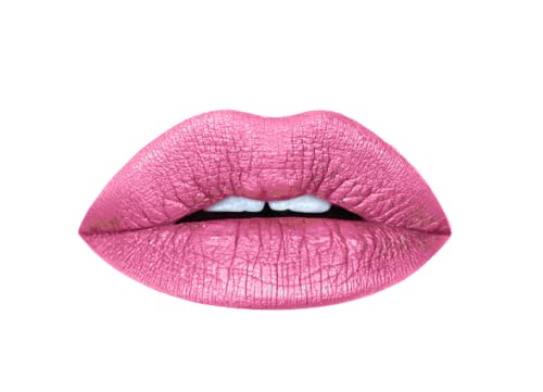 Aromi Metallic Liquid Lipstick – Pink Sugar | Long-Lasting, Transfer-Proof, Waterproof Lip Color (Paraben & Phthalate Free)