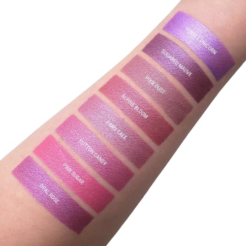 Aromi Metallic Liquid Lipstick – Pink Sugar | Long-Lasting, Transfer-Proof, Waterproof Lip Color (Paraben & Phthalate Free)