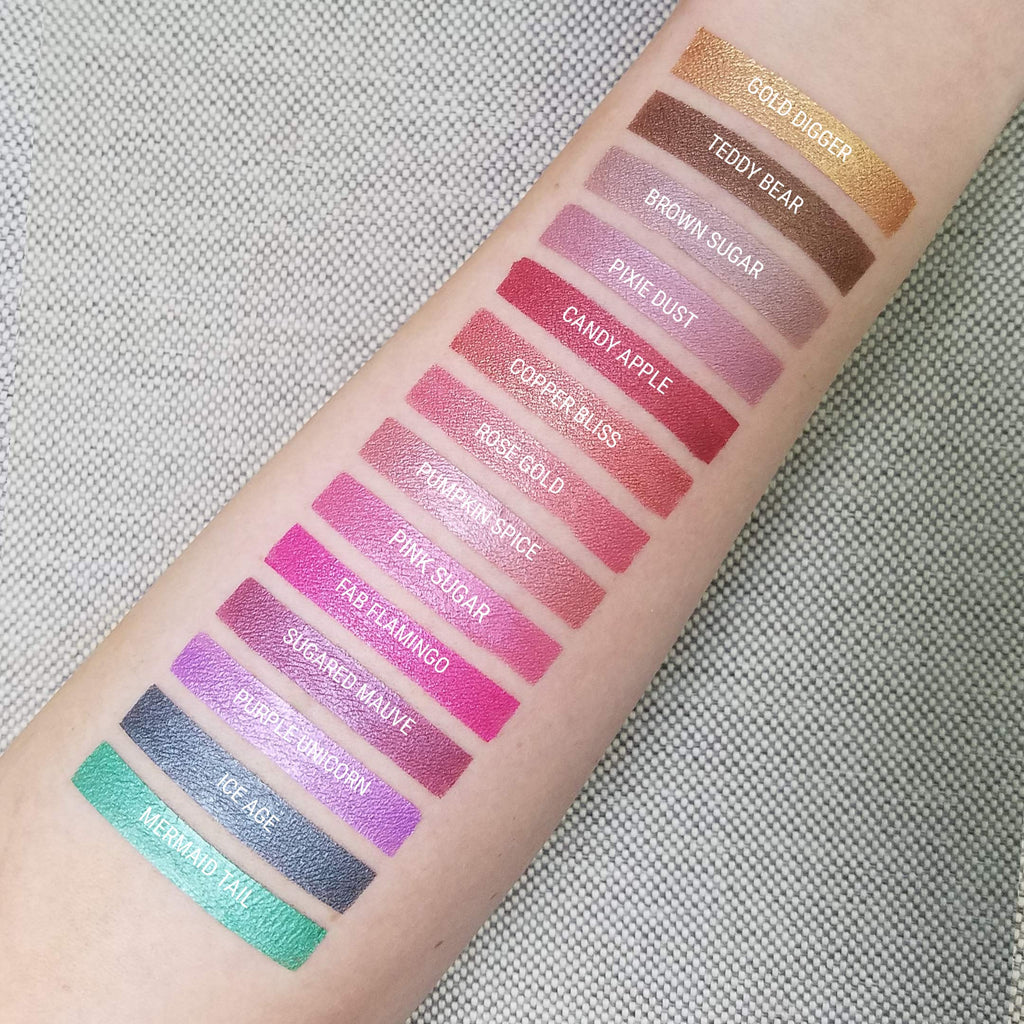 Aromi Metallic Liquid Lipstick – Pink Sugar | Long-Lasting, Transfer-Proof, Waterproof Lip Color (Paraben & Phthalate Free)