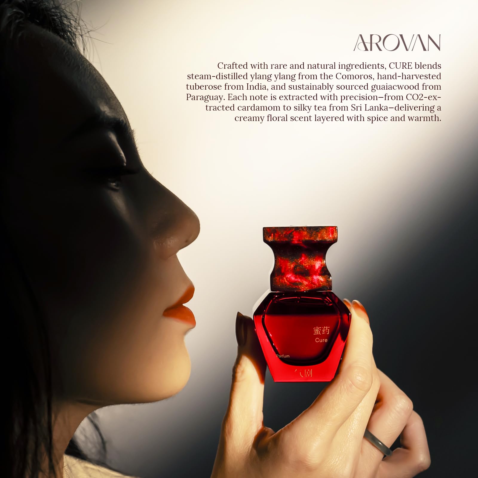 Arovan CURE Eau de Parfum – Ylang Ylang, Tuberose & Vanilla | 0.85 fl oz
