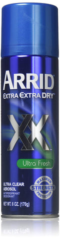 Arrid XX Ultra Clear Anti-Perspirant Deodorant Spray – Ultra Fresh, 6 oz (Pack of 10)