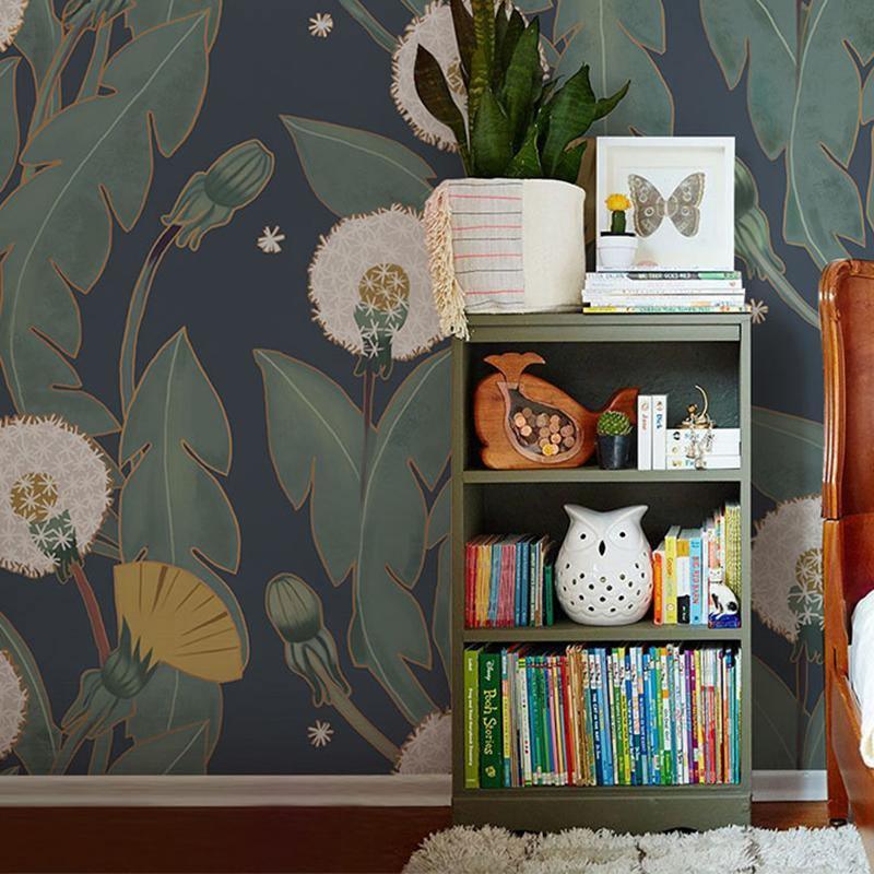 Art Nauveau Wallpaper, Dandelion