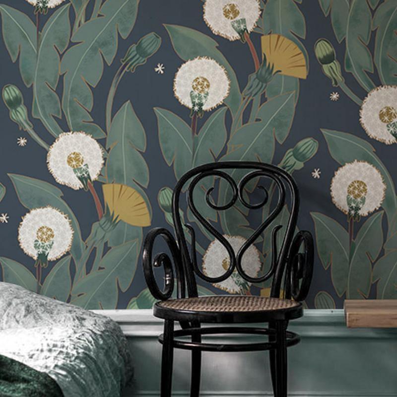 Art Nauveau Wallpaper, Dandelion