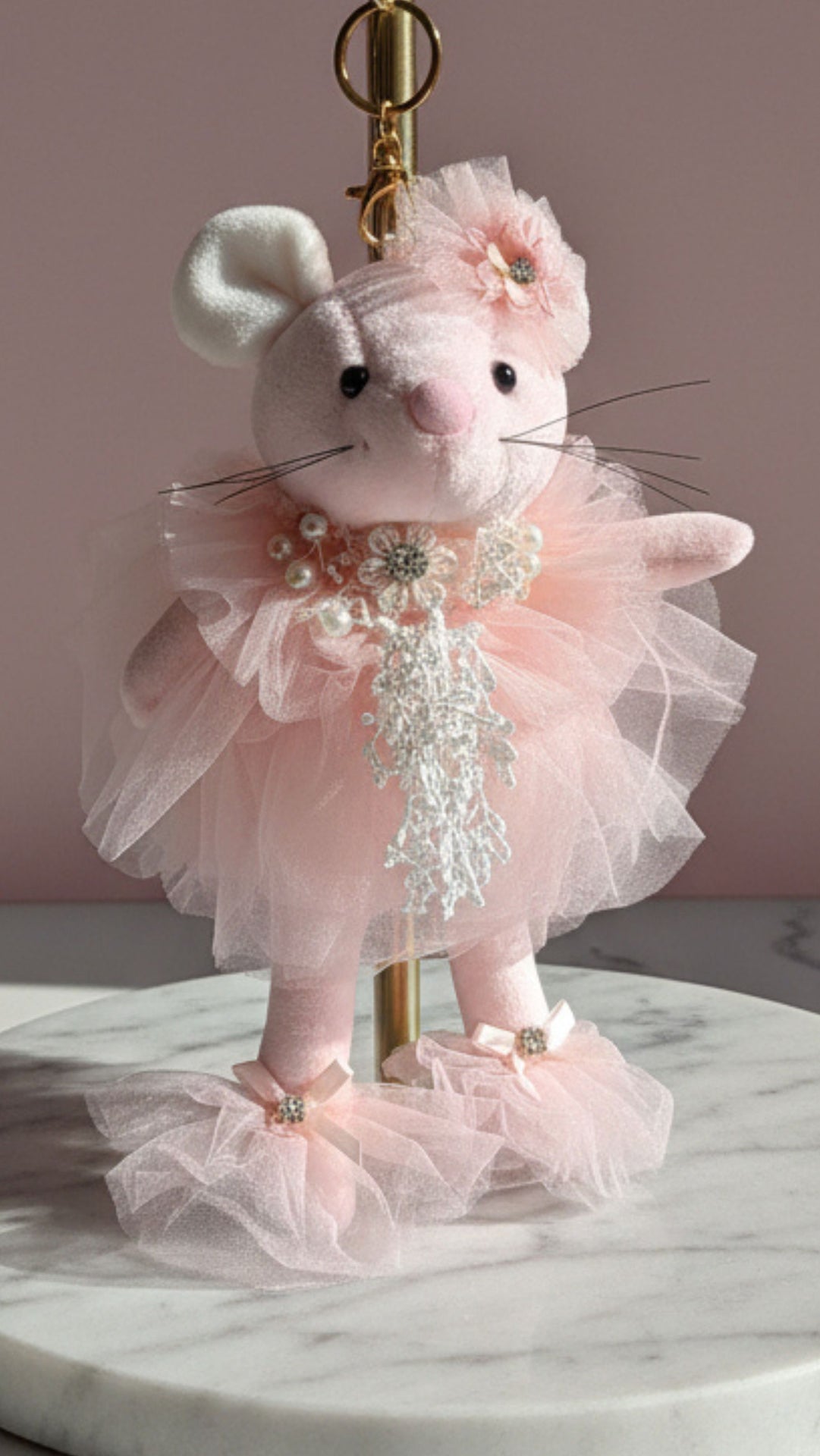 Maxi Softie Squad Mouse Key Ring & Bag Charm