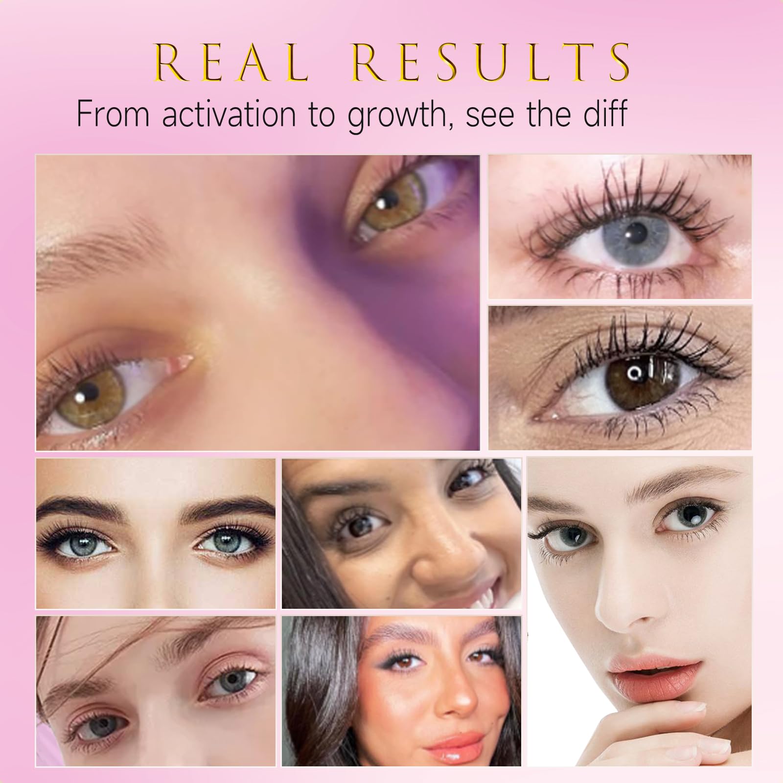 ASAMO Eyelash Growth Serum | 15 Botanical Extracts, Oil-Free & Hypoallergenic - 3ml