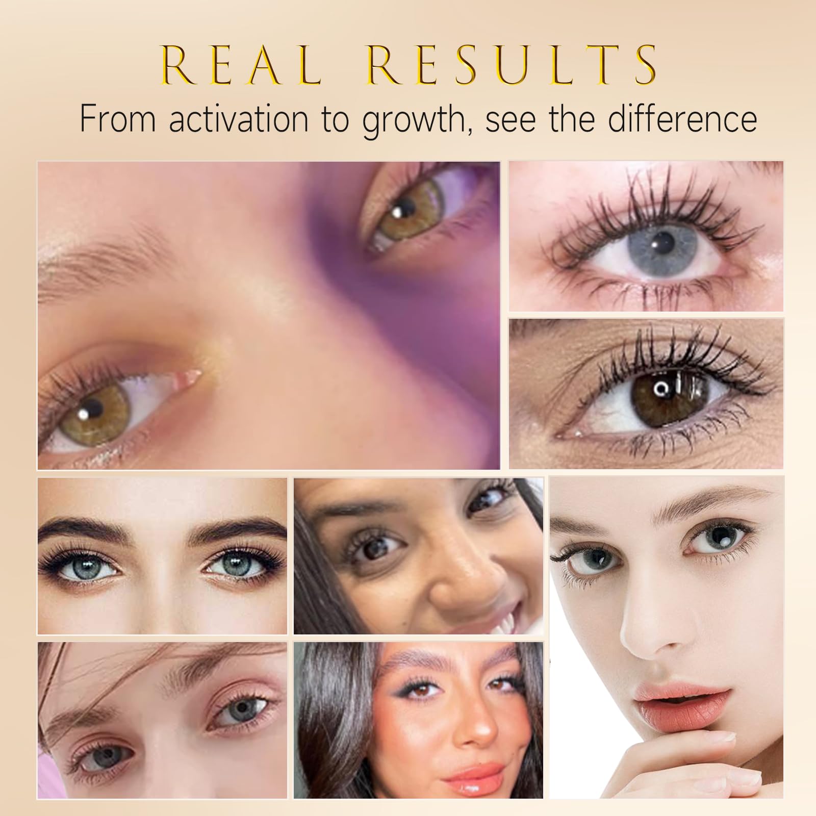 ASAMO Eyelash Growth Serum – 15 Plant Extracts for Longer Lashes