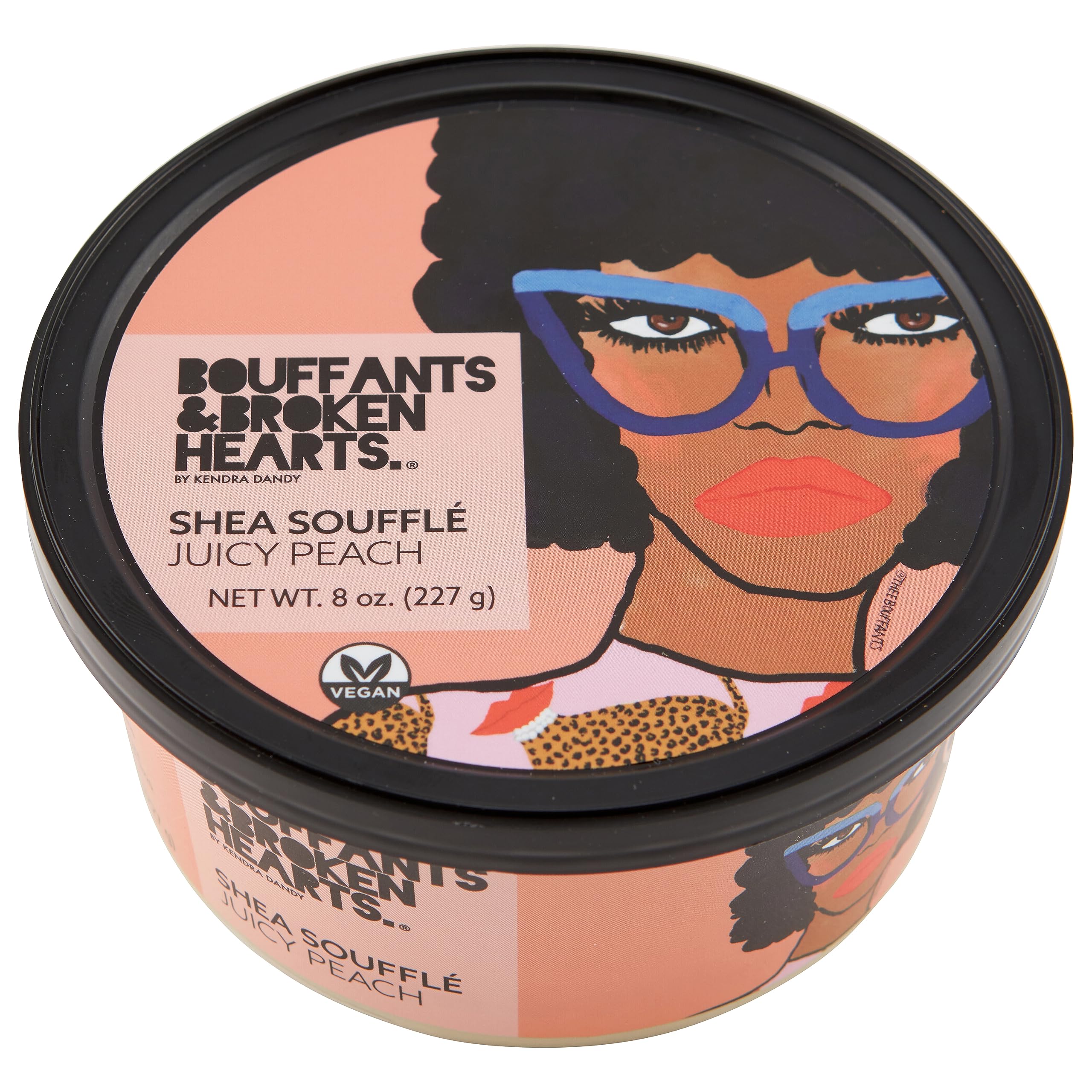 Ashanti Naturals Scented Whipped Shea Butter for Skin | Juicy Peach Souffle, 8oz