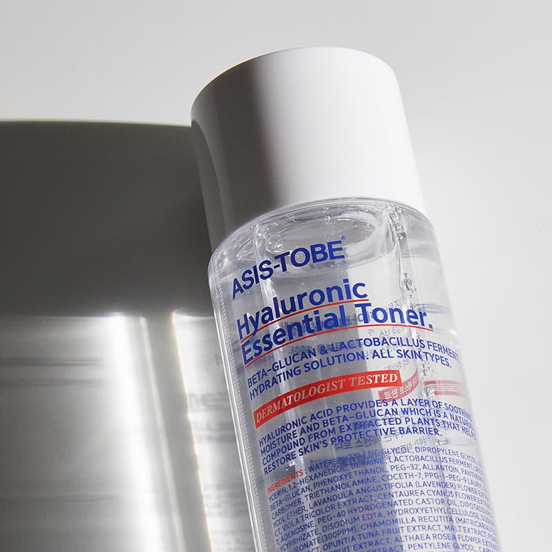 ASIS-TOBE Hyaluronic Essential Toner – 200ml | Lightweight Hydration for All Skin Types | Korean Skincare