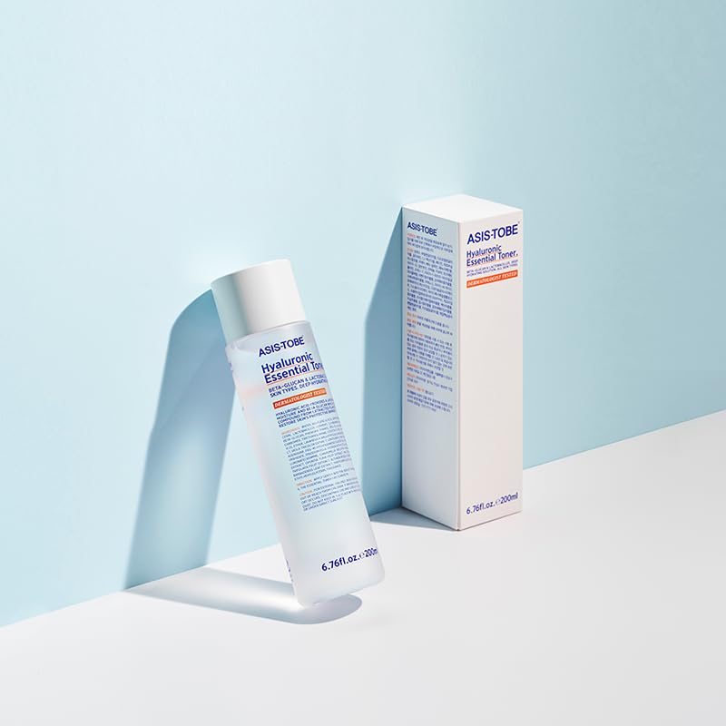 ASIS-TOBE Hyaluronic Essential Toner – 200ml | Lightweight Hydration for All Skin Types | Korean Skincare