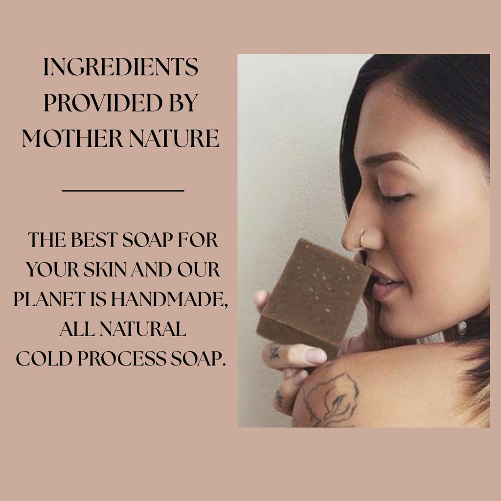 Aspen Kay Naturals Coffee & Oatmeal Exfoliating Soap – Organic Shea Butter & Essential Oils (2 Pack)