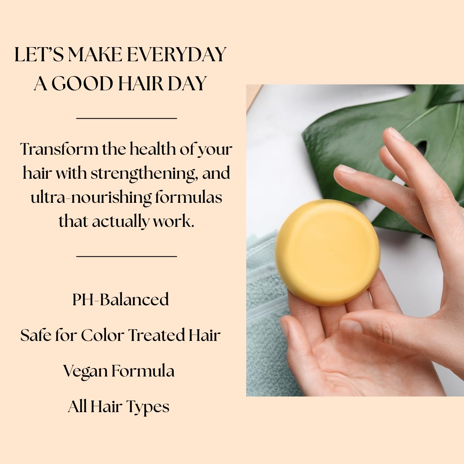 Aspen Kay Naturals Solid Lemongrass & Sweet Orange Conditioner Bar - 2.3 oz (2-Pack), Organic, Sulfate-Free, Cruelty-Free