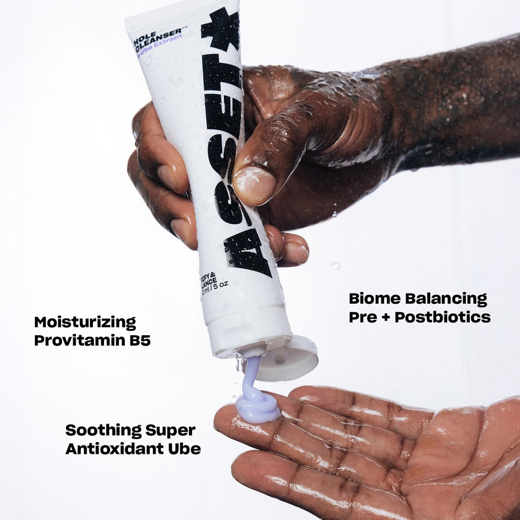 Asset Hole Cleanser – Perianal-Optimized Gentle Daily Cleanser (150ml / 5oz) | Non-Ionic Surfactant System, pH Balanced, Vegan