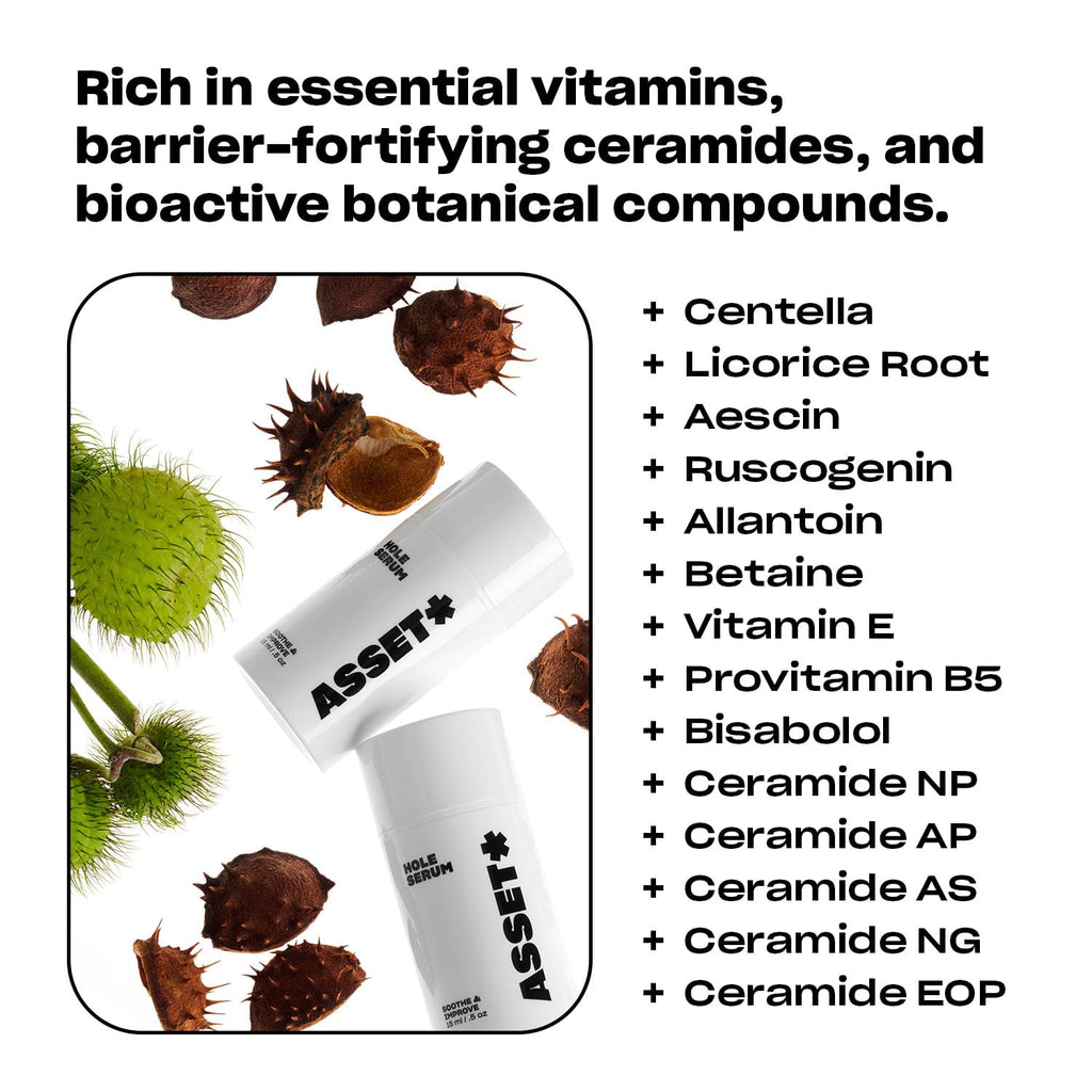 Asset Hole Serum – Soothing Daily Perianal Skin Serum for Hydration, Texture & Radiance (15ml)