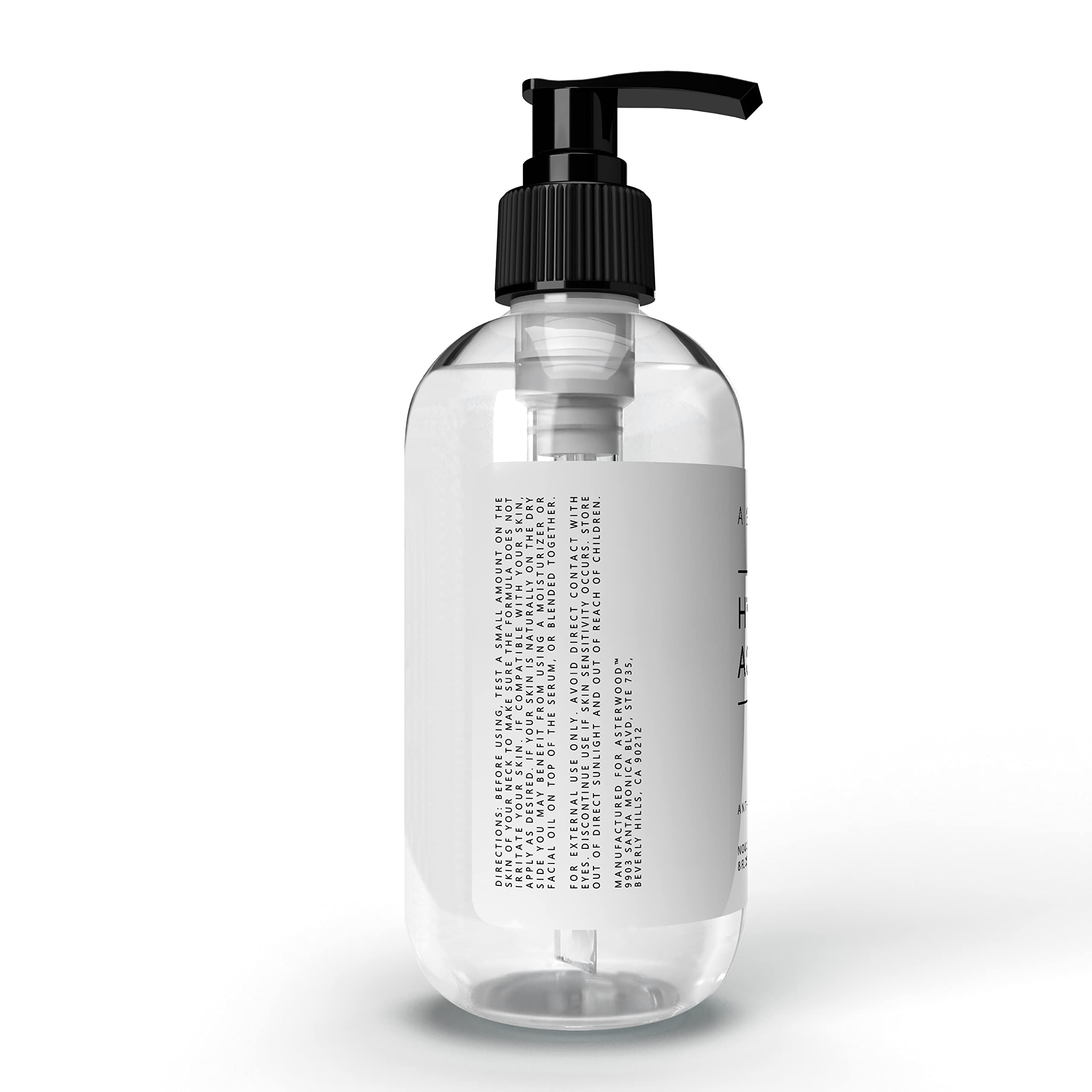 Asterwood Hyaluronic Acid Serum – Hydration, Plumping, Fragrance-Free (8 oz)