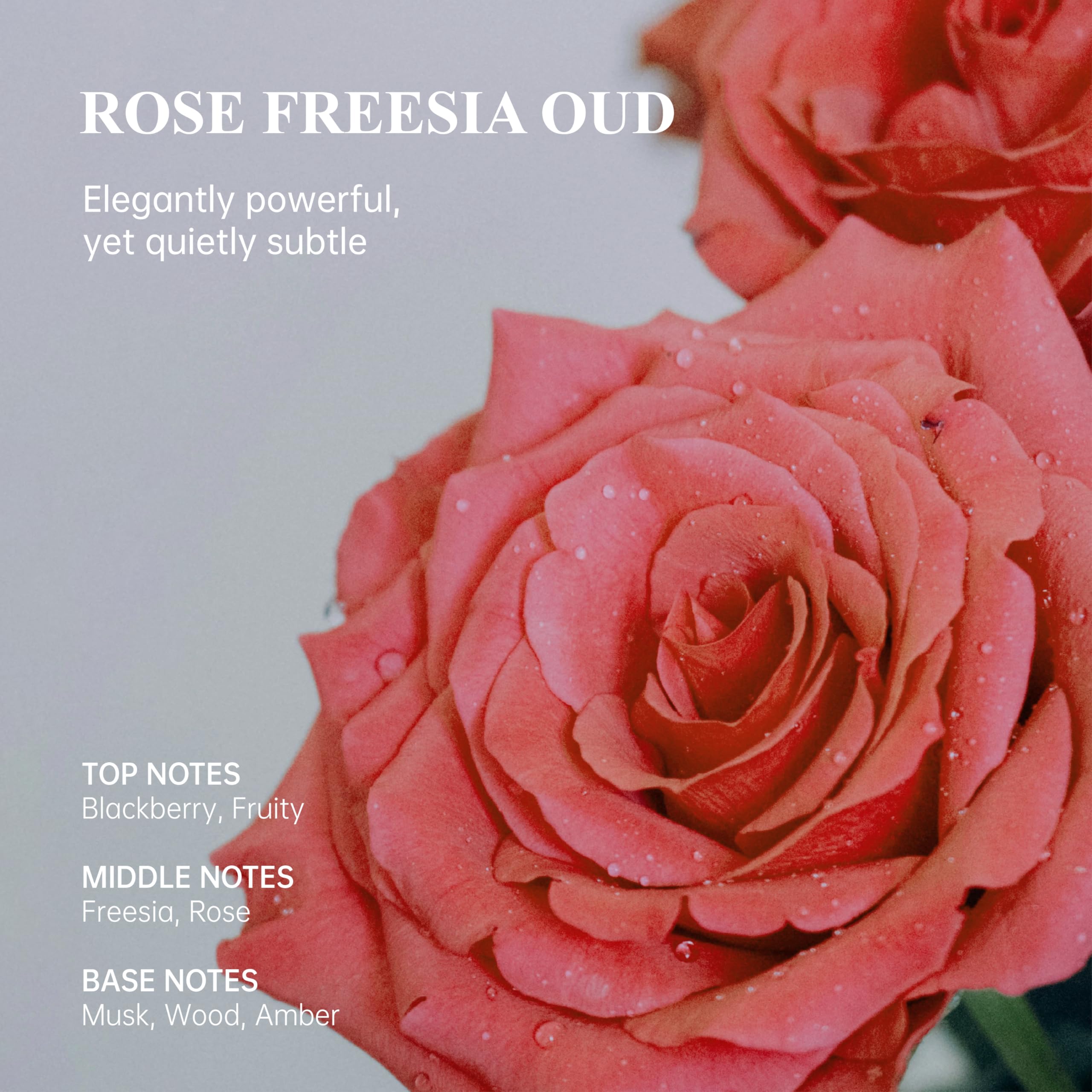 Atom Fresh Laboratory Gift Set for Women – Rose Freesia Oud: Body Wash, Lotion, Deodorant & Hand Cream