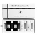 Atom Fresh Laboratory Mini Deodorant Set – 4 Pack, Aluminum & Baking Soda Free, 72-Hr Odor Defense, 4 Scents