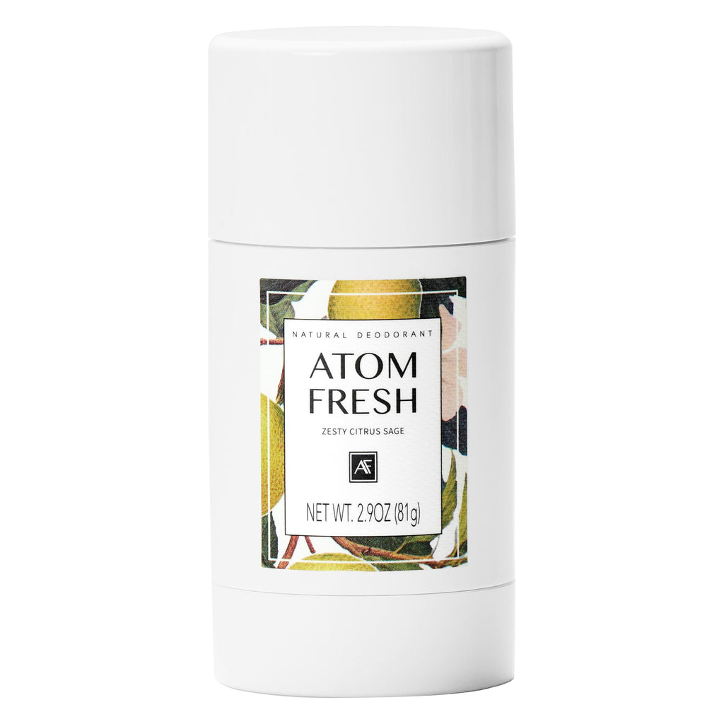 Atom Fresh Natural Deodorant for Women | 72H Odor Protection, Aluminum & Baking Soda Free