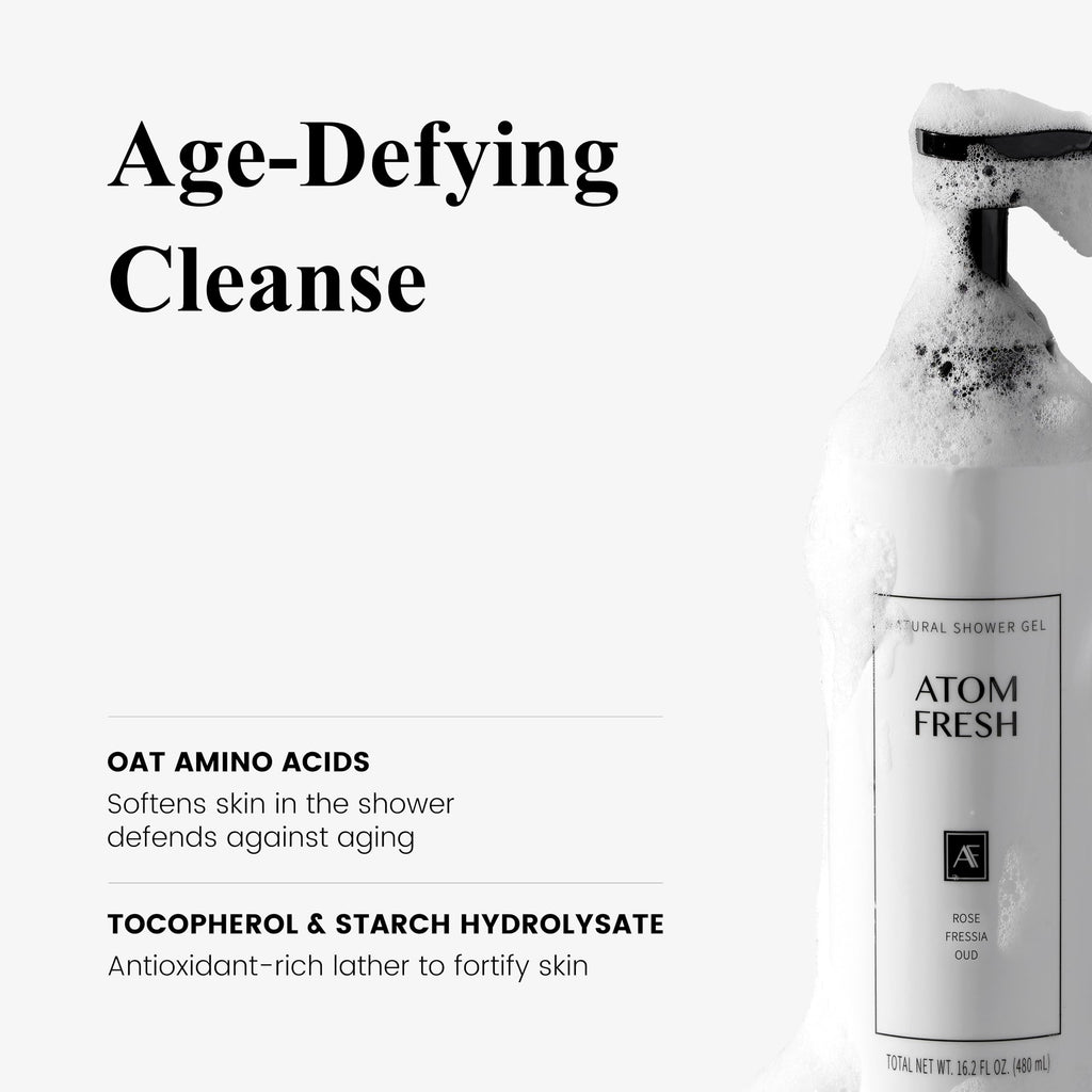 Atom Fresh Laboratory Sulfate-Free Body Wash for Sensitive Skin – Rose Fressia Oud