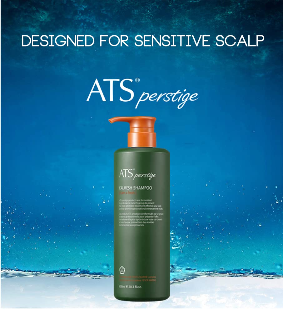 ATS Professional ATS Perstige Calmesh Headspa Shampoo - 600ML, Organic Aloe, Silicone-Free