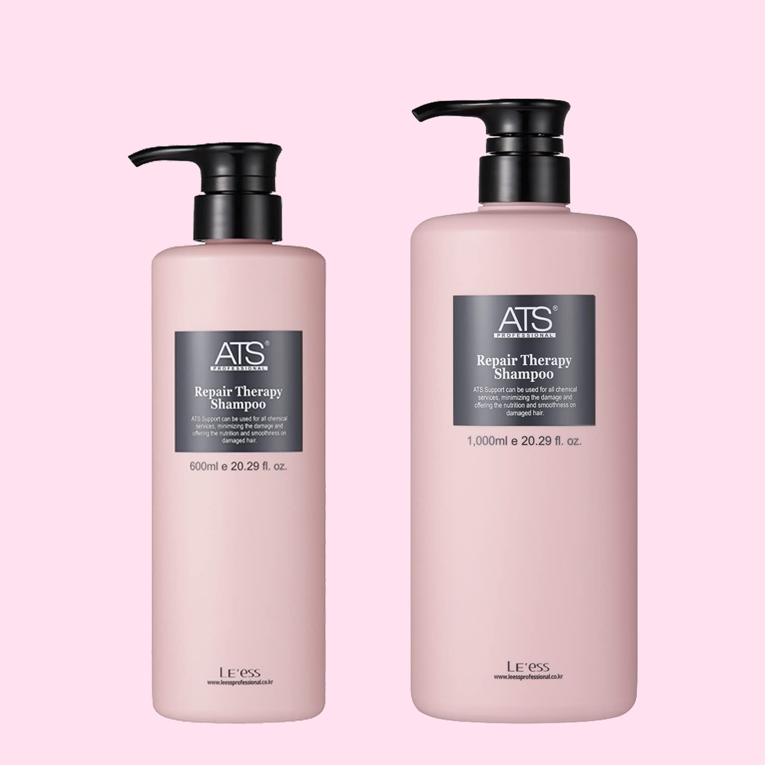 ATS Professional Therapy Repair Shampoo – 1000 ml with Silk Amino Acids & Mango Seed Oil