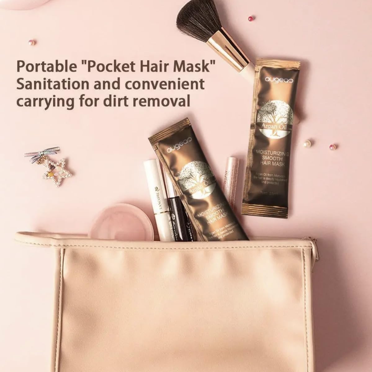 Augeas Argan Oil Hair Mask – Travel-Ready 15ml, 10-Pack