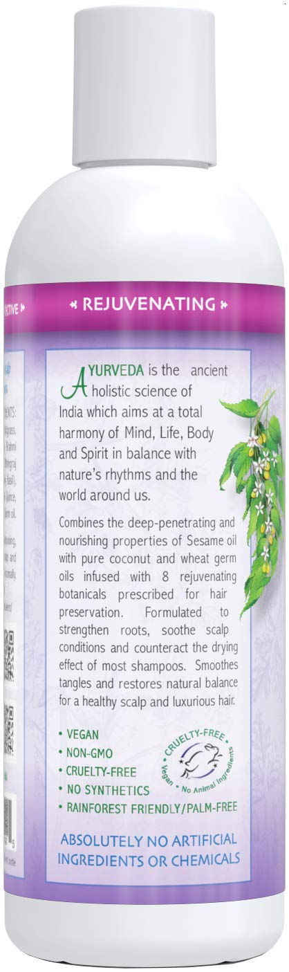 Auromere Ayurvedic Pre-Shampoo Conditioner – Vegan, Sulfate-Free, Non-GMO (2x7 oz)