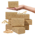 Australian Botanical Soap Oat Milk with Cloudberry – 6.6 oz Triple-Milled Bars, Pack of 8