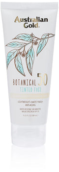 Australian Gold Botanical SPF 50 Tinted Face Mineral Lotion – Broad Spectrum, Water Resistant (3 oz)