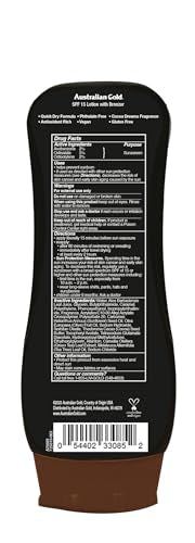 Australian Gold SPF 15 Lotion Bronzer Twin Pack – 8 fl oz x 2 | Broad Spectrum SPF 15 & Instant Bronze