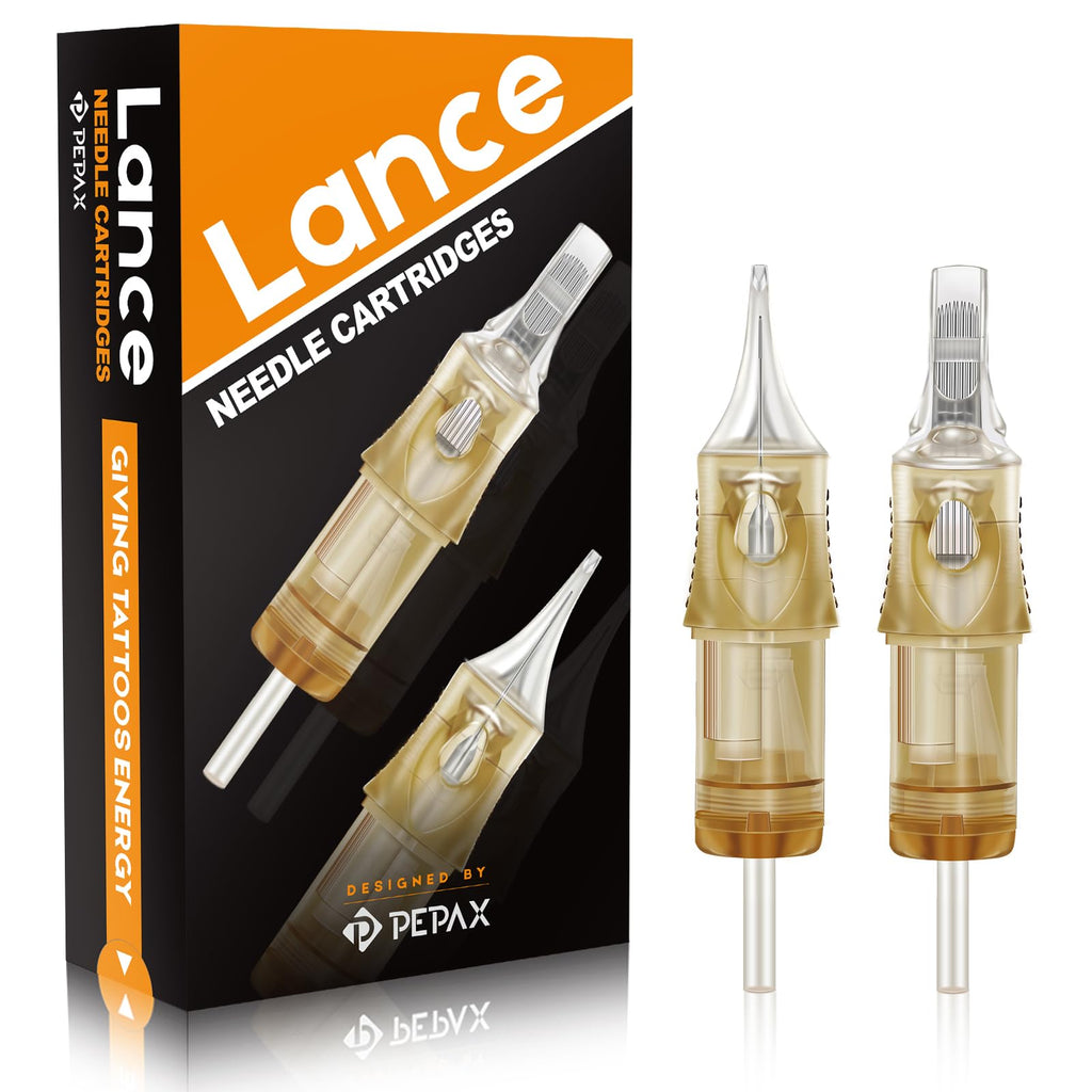 Autdor PEPAX Lance 1011RLL – 20Pcs Tattoo Cartridge Needles #10 Round Liner 0.30mm, 5.0mm Long Taper, Safety Membrane