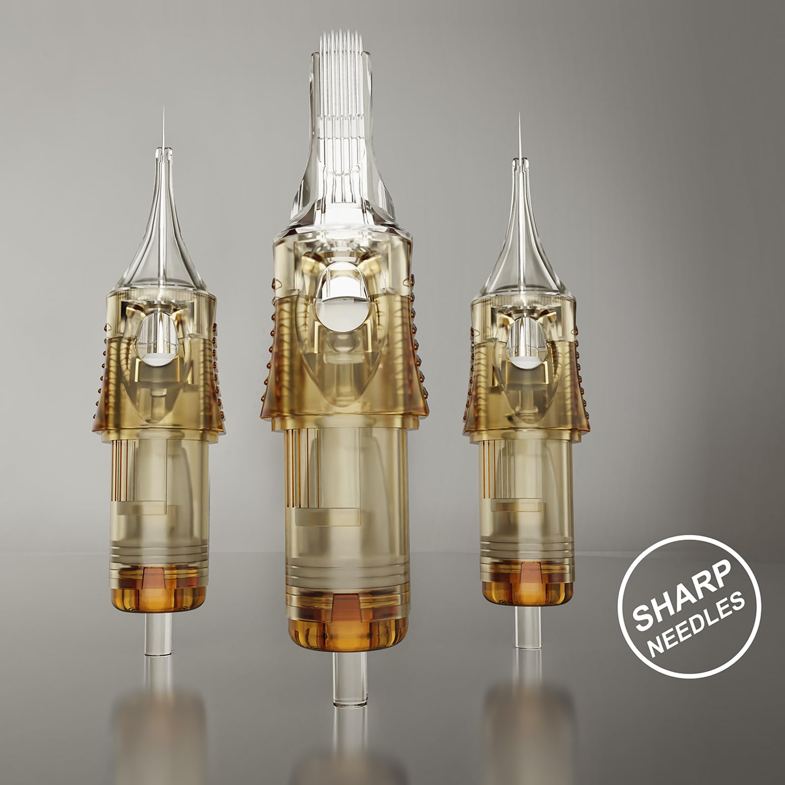 Autdor PEPAX Lance Tattoo Needles Cartridge 1215cml – 20 Pcs, #12 Standard & 15 Curved Magnum, 0.35mm, 5.0mm Membrane