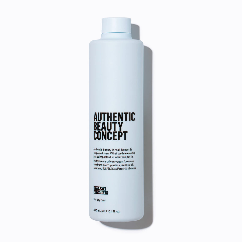 Authentic Beauty Concept Hydrate Cleanser – Moisturizing Cleansing Shampoo for Normal to Dry or Curly Hair