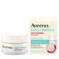 Aveeno Calm and Restore Age Renewal Eye Gel – Fragrance-Free, Oat & Cranberry, 0.5 oz