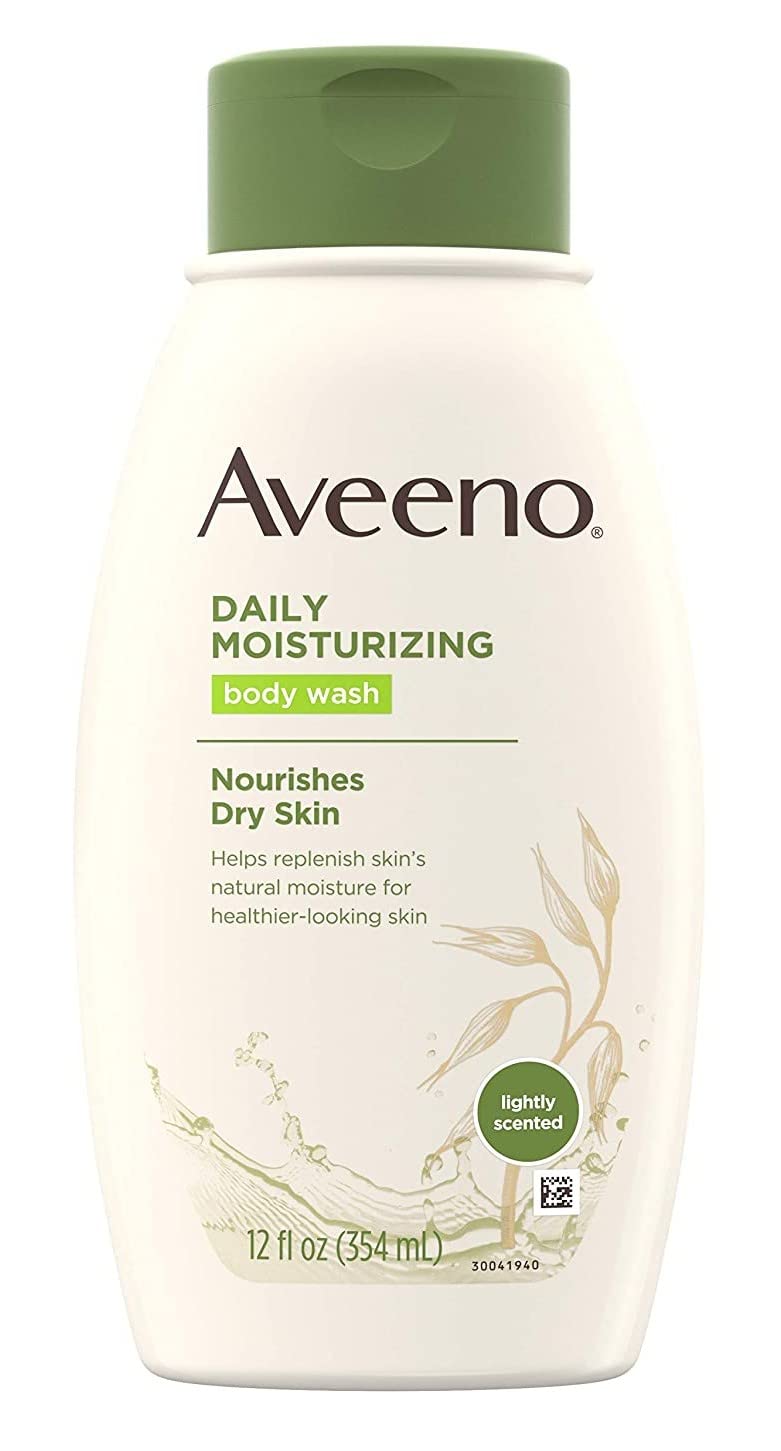 Aveeno Daily Moisturizing Body Wash – 12 oz / 354 ml (Pack of 2) | Gentle, Soap-Free Hydration for Dry Skin