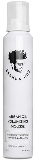 Avenue Man Argan Oil Mousse – Thickening & Volumizing Hair Foam for Men