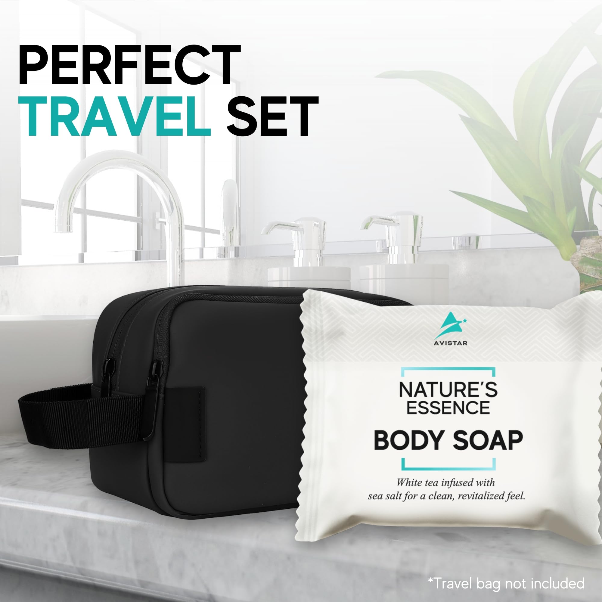 Avistar Bar Soap Bulk – 120 Pack Travel-Size Hotel Bars for Hospitality