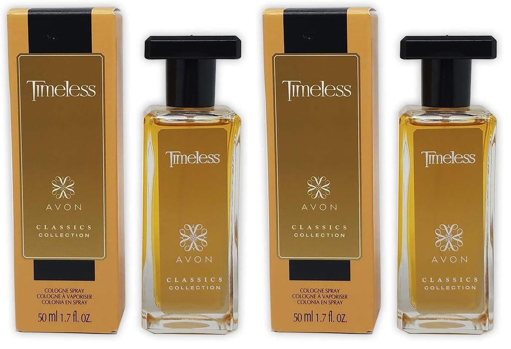 AVON Timeless Cologne for Men & Women – Exotic Fragrance Pack of 2 (1.7 fl oz)
