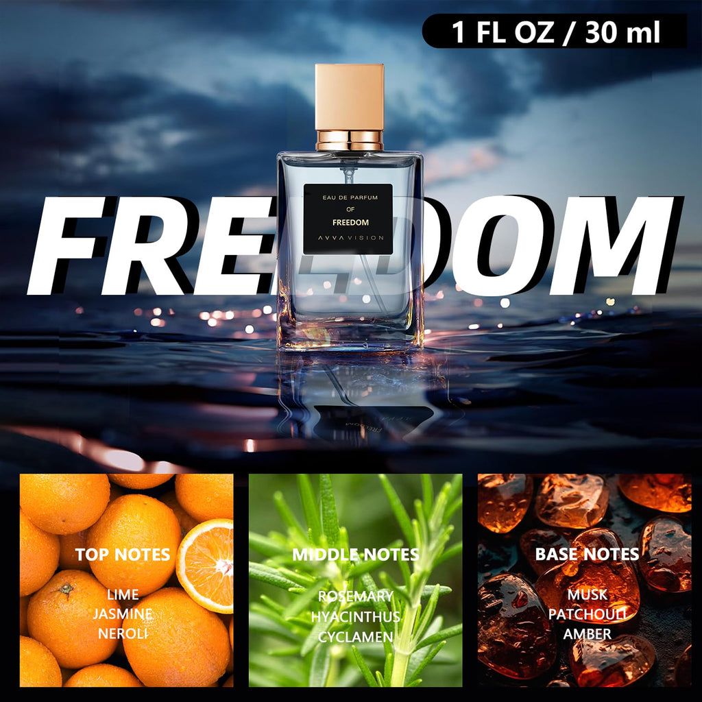 AVVA VISION Luxury Men's Perfume Set – 4 x 1 fl oz Fragrances for Him