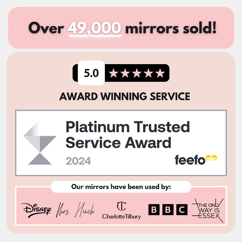 Jolie Gold Hollywood Mirror 80 x 60cm