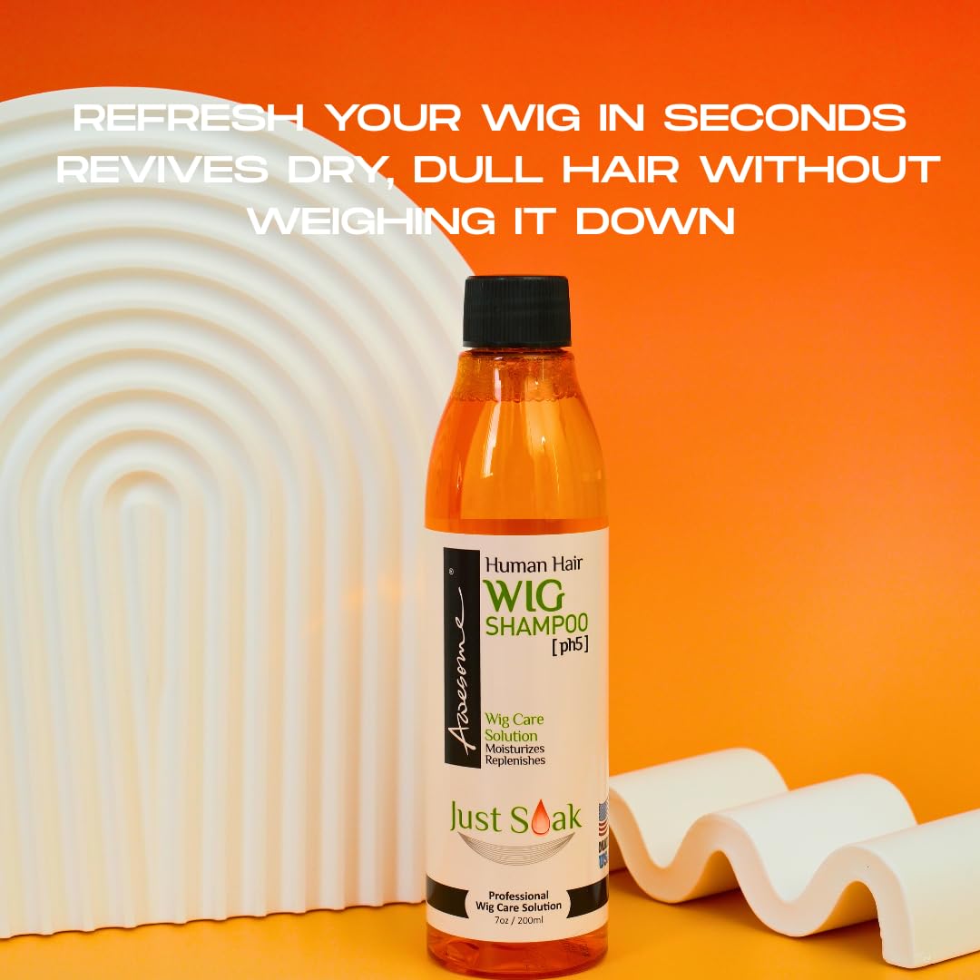 Awesome Human Hair Wig Care Set – Premium Shampoo & Leave-In Conditioner, 7 fl oz