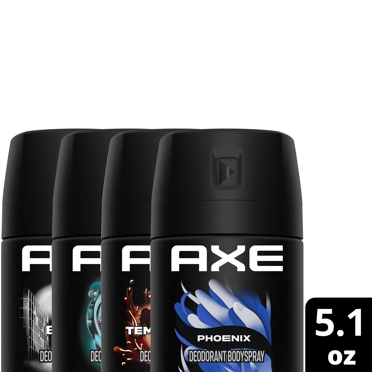 AXE Aluminum-Free XL Variety 8-Pack Body Spray – 48H Odor Protection, 5.1 fl oz Each