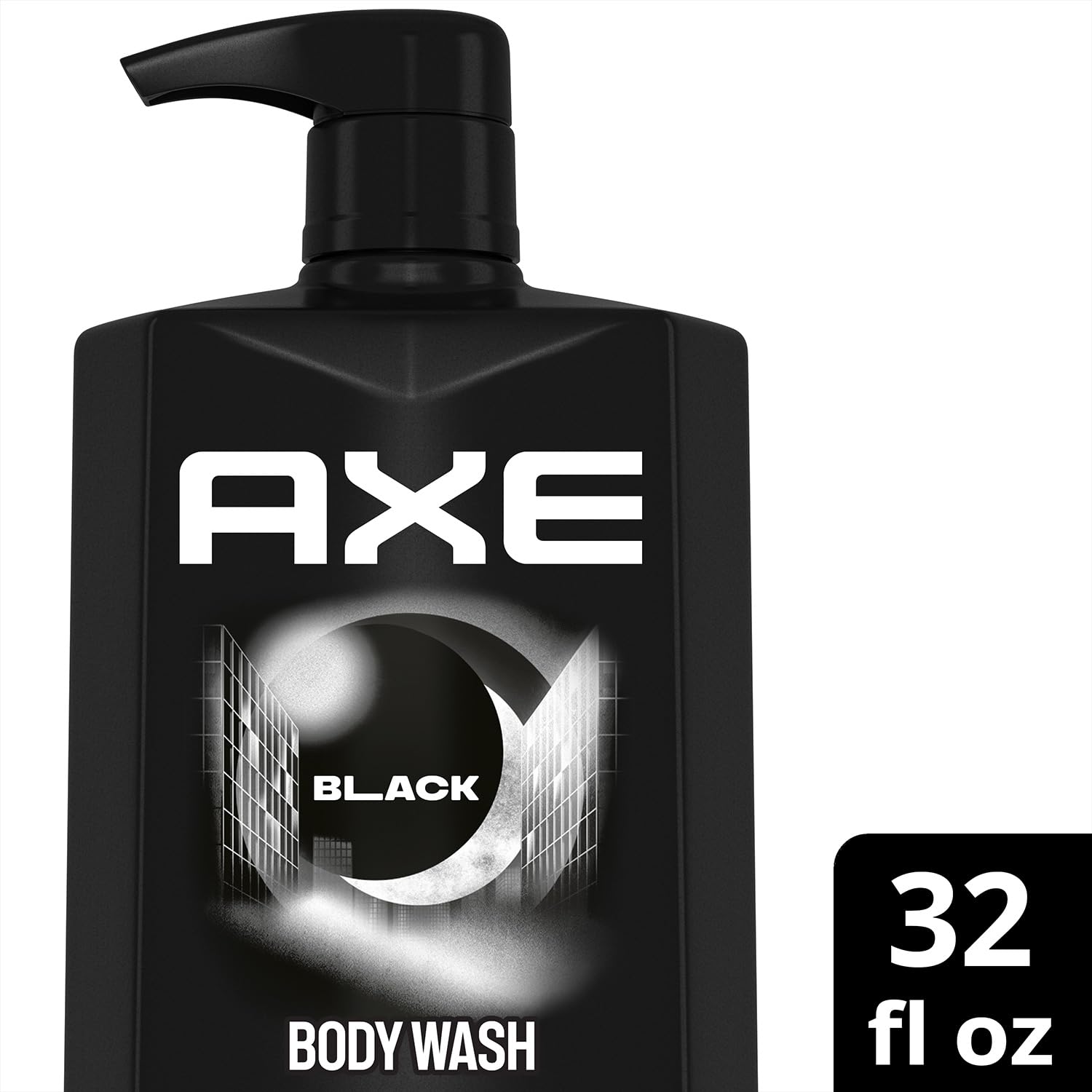 AXE Men's Body Wash Black 3-Pack – 3-In-1 Body, Face & Hair Wash, Frozen Pear & Cedarwood
