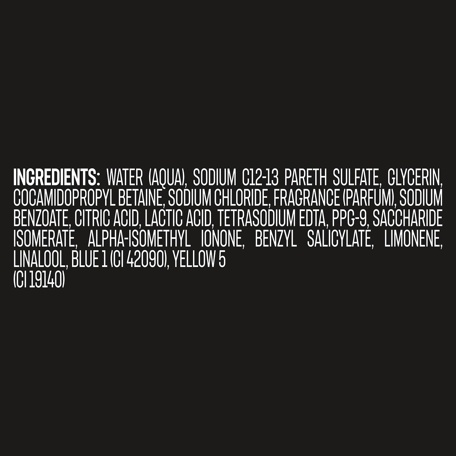 AXE Men's Body Wash Black 3-Pack – 3-In-1 Body, Face & Hair Wash, Frozen Pear & Cedarwood