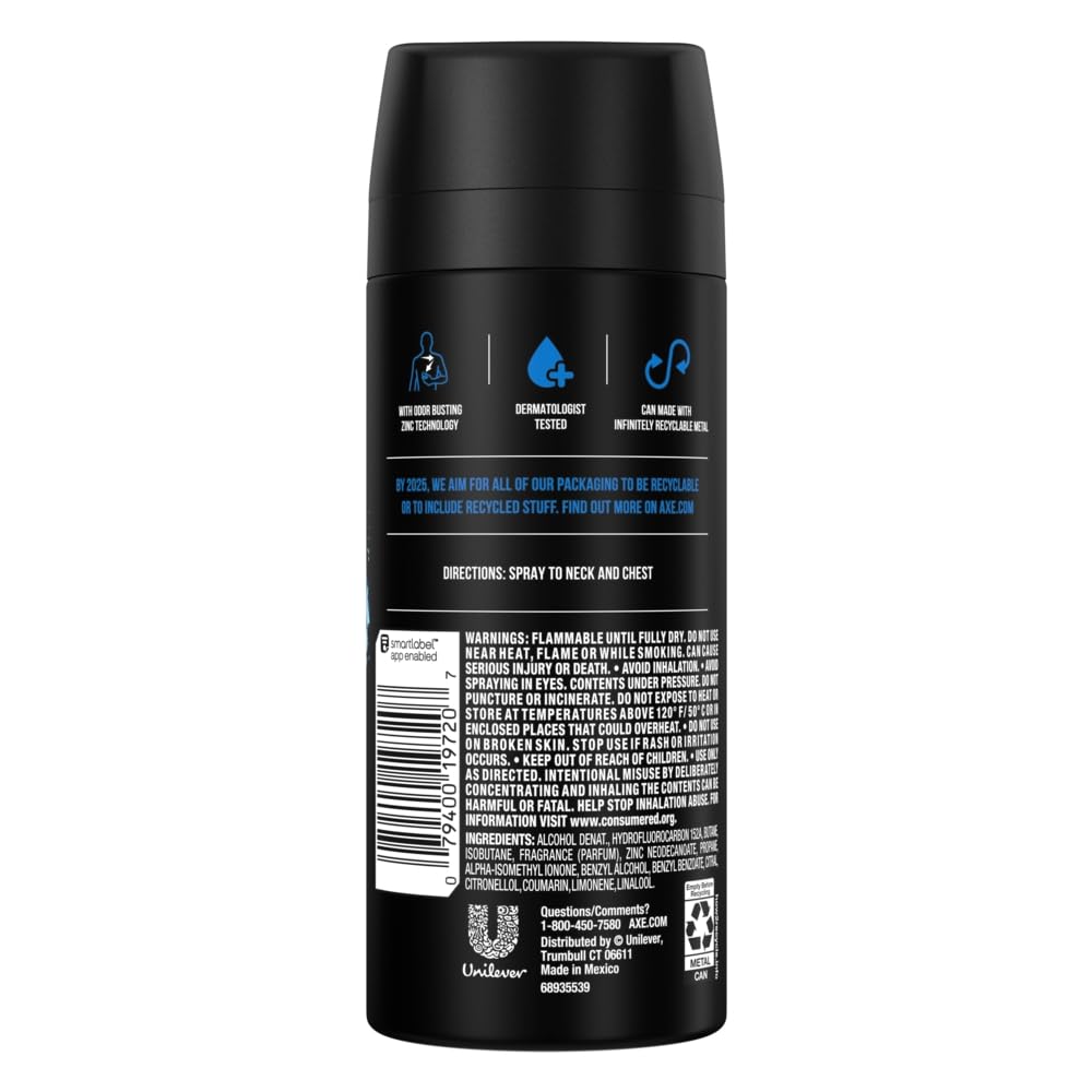 AXE Daily Fragrance Anarchy 4 oz – Pack of 12 | Everyday Scent