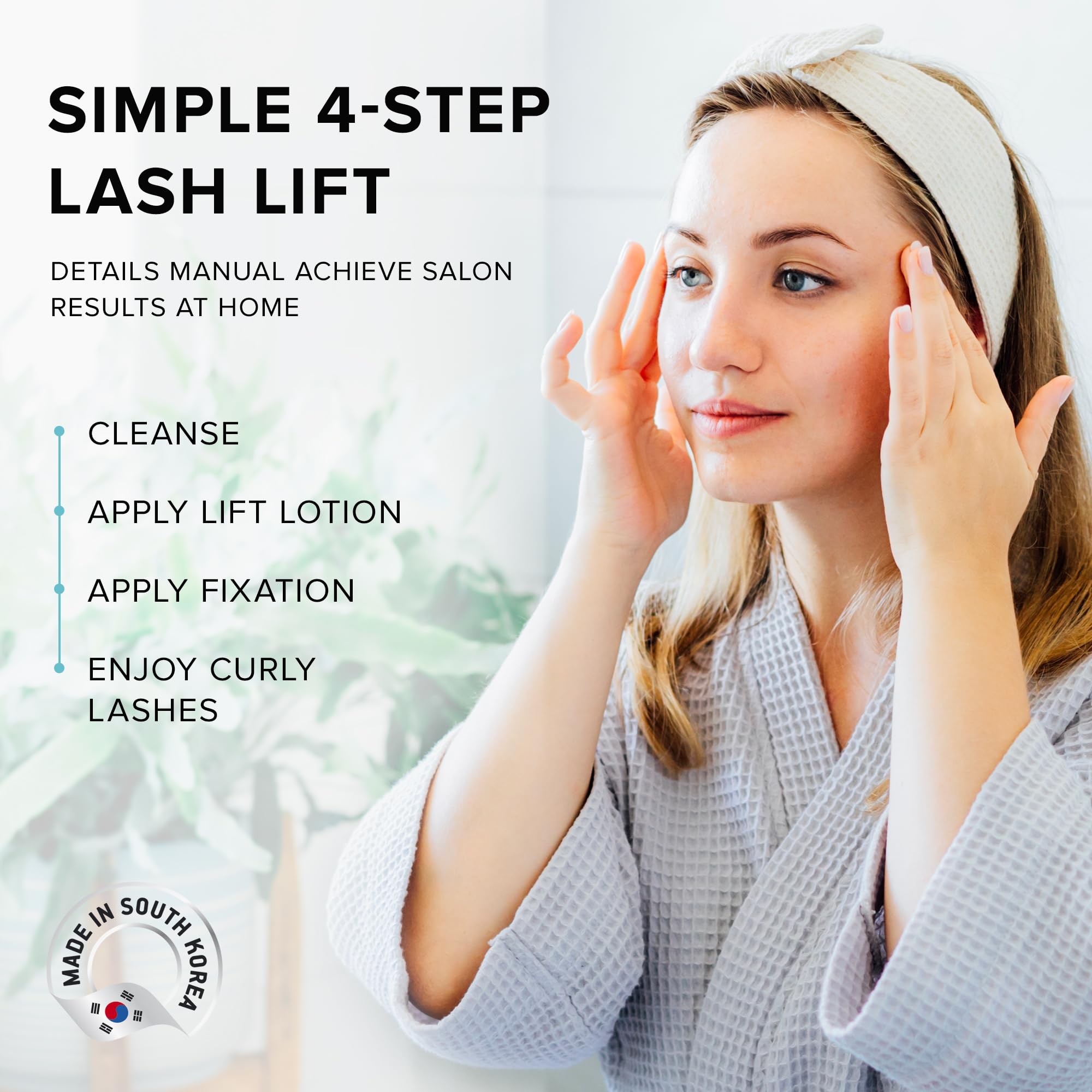 AYASAL Lash Lift Kit 2-Pack – Korean Thio-Free Eyelash Perm for Natural Curl at Home