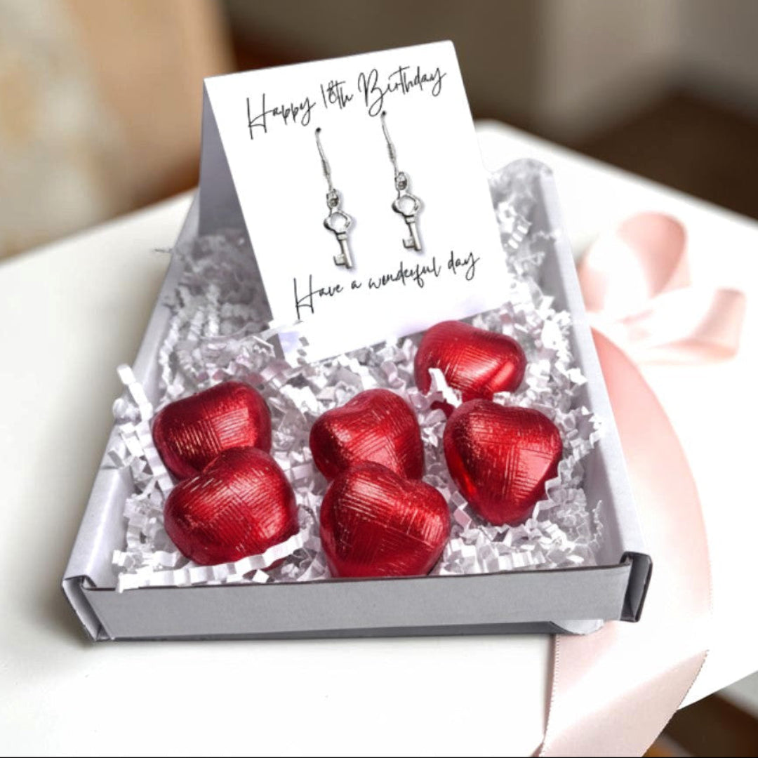 Happy 18th Birthday Earrings Mini Gift Hamper